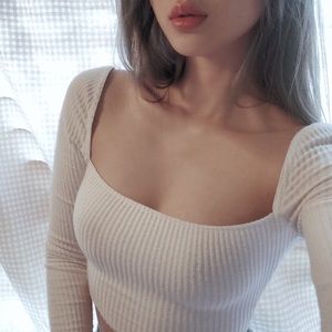 Areyouami white anke top